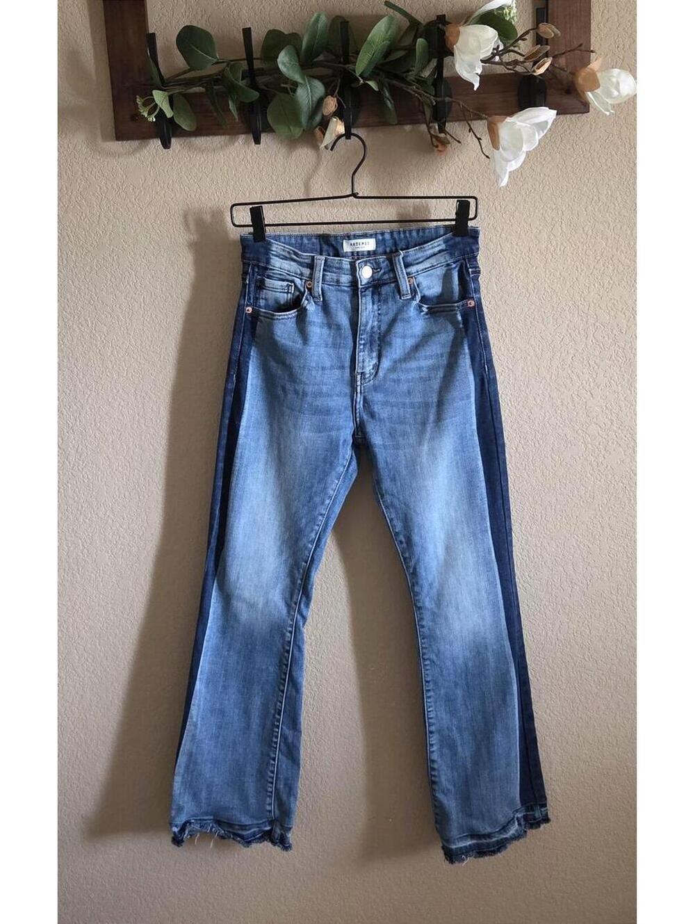 Artemis Vintage Two-Tone Blue Denim Jeans